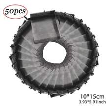 50入組白色雪紡袋,用於珠寶包裝、糖果、婚禮、派對、抽屜、糖果袋