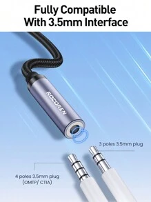 Rocoren Rocoren USB Type C To 3.5mm Female Headphone Jack Adapter, USB C To 3.5 Mm Aux Audio Dongle Cable Cord Compatible With IPhone 15 Pro Max/15 Pro/15 Plus, Compatible With Galaxy S23/S22/S21 Ultra, IPad Pro, Pixel