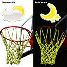 Red de Baloncesto Red de Canasta Nylon Se Adapta a Llantas de Baloncesto estándar para Interiores o Exteriores, tamaño estándar de la NCAA 12 bucles