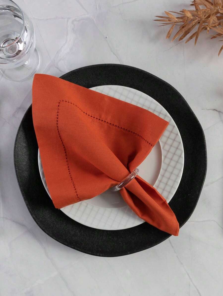 Kitchen Table Napkins - 亮橙色 - 查看 1