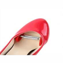 1pair Mini Shoe Stretcher For Women Adjustable Shoe Widener Toe Box Expander Portable Shoe Tree - Red - View 2