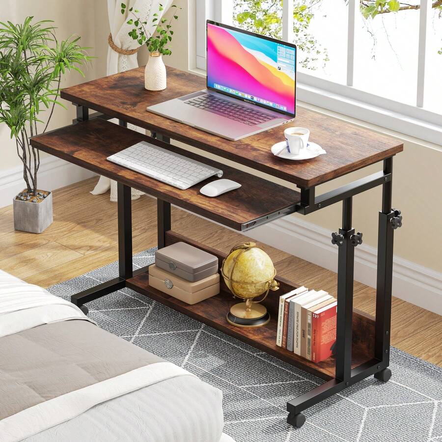 Tribesigns Portable Desk for Sofa and Bed, Height Adjustable Laptop