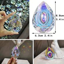 Multi-sized Dragon Eye Prism Crystals Hang From Chandeliers Or Windows To Create A Rainbow Of Crystal Pendants - AB Color - View 2