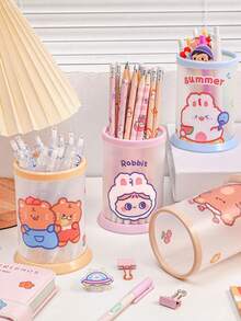 1 Pack Round Folding Pen Holder - Multicolor - View 5