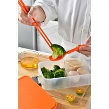 耐熱矽膠筷子和湯匙組,攜帶方便,防黴變,防滑易握。適用於食物接觸,衛生舒適的矽膠材料製成。光滑的握把,防滑的筷子底部。易於清潔,無異味,耐高溫 - 深藍色 - 查看 8