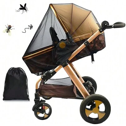 FELIN Mosquitera para Cochecito Bebe,Redes para Insectos de Cochecito con Bolsa Almacenamiento,Mosquitera para Cochecito Bebe Portátil Transpirable,Juego de Mosquitera para Cochecito
