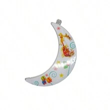 1件聖誕主題led燈系列,包括聖誕老人、聖尼古拉等5種不同形狀的聖誕主題,如聖誕靴、雪花、聖誕星、平安夜聖誕月亮的燈條,長3米,帶8個不同的控制功能,用於聖誕裝飾,聖誕燈串,插電連接