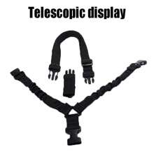 1pc Outdoor Multi-Functional Equipment Universal Nylon Strap Quick Release Shoulder Strap Hanging Rope Single/Dual Point Sling