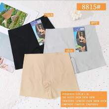 Calzone tipo short licra para Mujer, Calzoncillo Reductor de Cintura, Vientre Plano, y Moldeador de Glúteos. - Beis - Ver 1