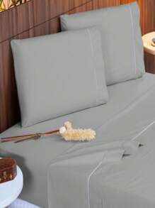 Sheet Sets with Pillowcases - 灰色 - 查看 3