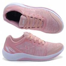 Women Wedge Sneakers - 乾枯玫瑰色 - 查看 3
