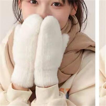 Women's Winter Gloves - Thick Thermal Lined Texting Gloves, Unisex Cold Weather Warm Gloves For Outdoor Sports, Driving And Cycling