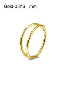 CIZME 1Pc/Set Hypoallergenic Hinged Clicker Double Hoop Nose Rings Hoop 20G 18G 16G 14G Stainless Steel Septum Jewelry Hinged Segment Ring Body Piercing Nose Hoop Lip Rings Nose Helix Cartilage Rook Earrings - Multicolor - View 32