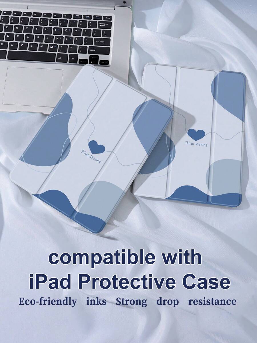 Husă Blue Block compatibilă cu iPad Noul iPad Air4/5 de 10,9 inchi, compatibilă cu husa Metepad 11/ Tab/5, cu suport pentru stilou, suportă capac automat de repaus/trezire