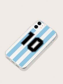 Jersey Men Father's Day 1pc Colored Basketball & Letter Print Phone Case Compatible With IPhone/Samsung Compatible With IPhone 11,IPhone 13,Galaxy S23 Ultra