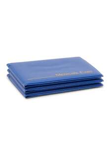 Glamlily 3 Pack Medicare Card Holder With 2 Clear Sleeves For Health Insurance ID, Social Security Card Protector (3.8 X 2.5 In) - Blue - View 6