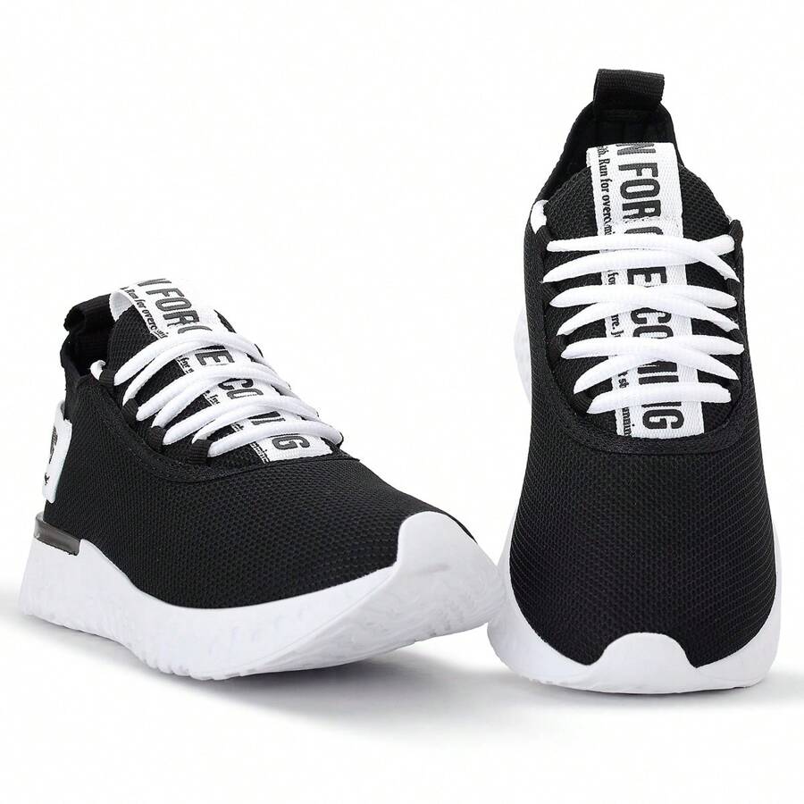 Men Sneakers - 黑與白 - 查看 1