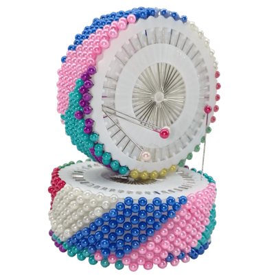 Alfinete cabeça colorida 35mm - kit 12 discos c/ 480 unidades