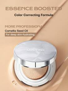 MISTINE Spf 30氣墊粉底,滋潤保濕為幹燥肌膚提供營養,中等遮蓋度,24g 1入組 - 自然色 - 查看 4