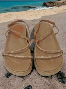 Women Flip-Flops - Lạc đà - Xem 4