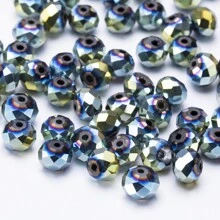 4mm、6mm、8mm 金屬色系面形水晶珠和電鍍玻璃珠,用於diy珠寶手鍊和項鍊製作 - 彩色 - 查看 27