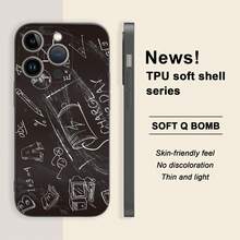 1款創意有趣的印花手機殼，防震防摔TPU保護殼，適用於iPhone 14/13/12/11/Pro/Max/7plus/8plus/X /Xr /Xs Max/14plus - 彩色 - 查看 10