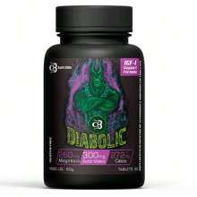 Diabolic GH IGF-1 Support Formula 60 Tabs Black Cobra - Natural - Visão 1