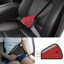 Protector De Cinturón Seguridad Y Almohada Para Niños Auto - Rosa - Ver 4