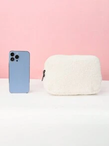 休閒腰包防水攜帶式胸包戶外運動斜跨包休閒旅行腰包 - 米色 - 查看 3