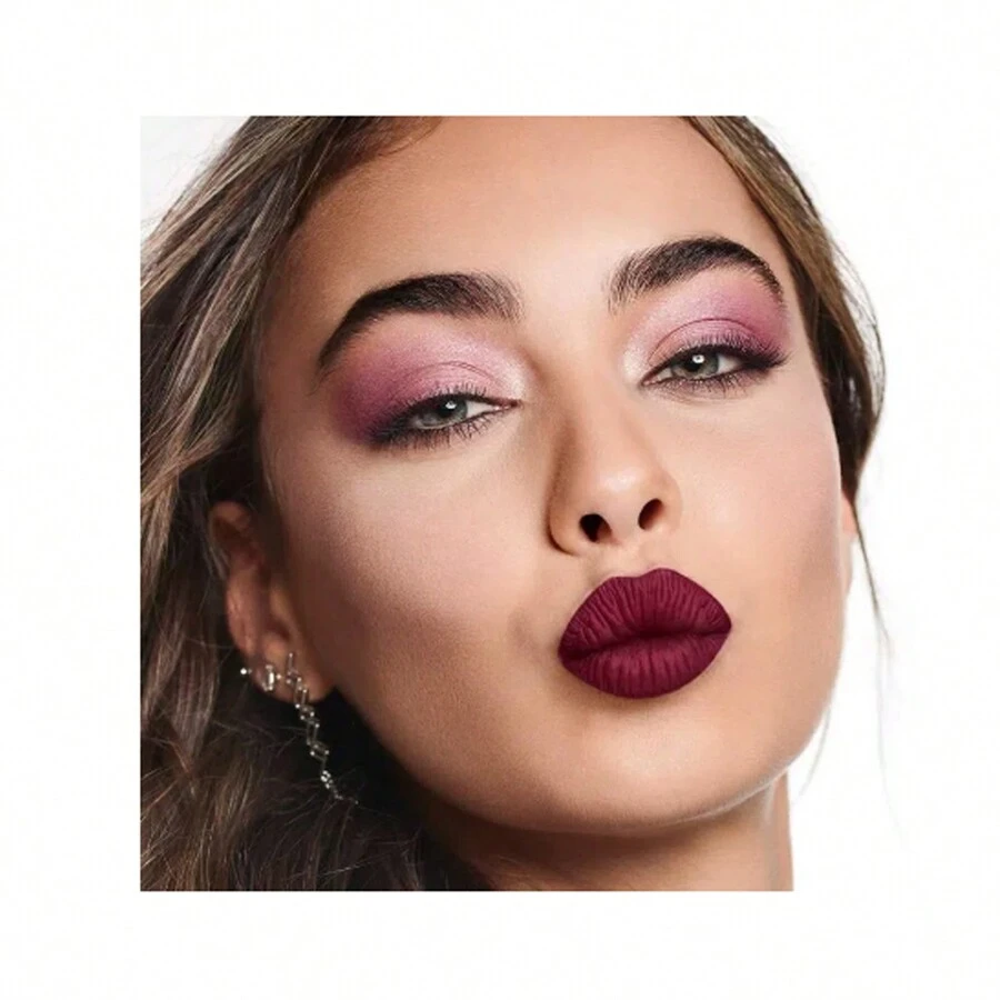 Labial Liquido Mate tono Burgundy de larga duración CyZone - Burgundy - Ver 1