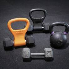 1pc Portable Dumbbell Adapter Handle Abs Dumbbell Clamp, Suitable For Home Gym - Orange - View 1