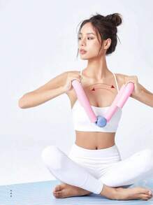 1入家用健身器材s形腿瑜珈背部練習器,伸展阻力帶和腿部訓練器