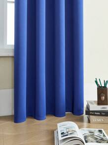 1入固色帶環遮光窗簾,適用於臥室和客廳。安裝和滑動簡單,雙面固色,質感柔軟。適用於兒童房間和托兒所。可減少冬夏兩季的房間熱量損失和冷風 - 海軍藍 - 查看 2