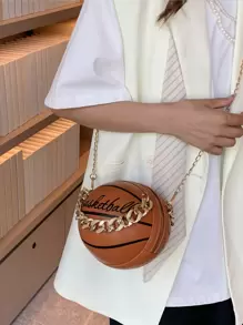 Túi tròn thiết kế bóng rổ mini nhẹ, thông thường dành cho doanh nhân dành cho nữ tuổi teen Sinh viên đại học, tân binh và công nhân cổ trắng Hoàn hảo cho văn phòng, đại học, công việc, kinh doanh, đi làm, ngoài trời, du lịch, đi chơi - màu nâu - Xem 7