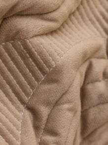 1 pièce Housse de coussin de canapé en peluche, couverture de canapé minimaliste moderne antidérapante, protecteur de canapé en polaire épais lavable toutes saisons anti-poussière, couleur café, convient pour canapé d'angle, chambre à coucher, bureau, salon