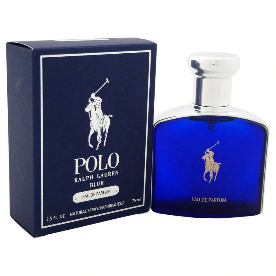 Ralph Lauren 2.5 盎司 Polo Blue 男士淡香水喷雾 - 藍色 - 查看 1