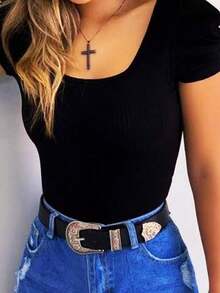 Women Bodysuits - Màu Xám nhạt - Xem 3