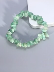 Pulsera Elástica De Piedras Preciosas De Cristal Hecha A Mano, Que Incluye 7 Cuentas De Chakra, Excelente Regalo Para El Día De San Valentín Y Navidad