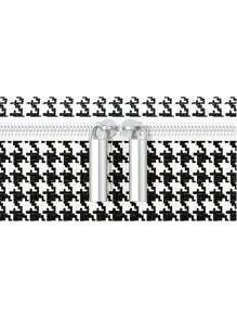 家用格紋收納袋衣服行李床上用品等大網狀收納盒 - 千鳥格110L - 查看 5