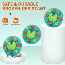 NPET Dog Puzzle Toy, Interactive Dog Toys for Small & Medium Dogs, Dog Enrichment Toys for Pet IQ Training & Mental Enrichment (Level 1) - màu xanh lá - Xem 6