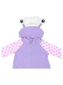 Baby Girl Boo Monsters Inc  Romper - Purple - View 2