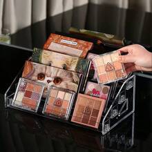 4層壓克力指甲油整理盒,透明指甲油展示架,化妝品,香水和太陽眼鏡桌面支架,精油收納架(4層) - 無色 - 查看 2