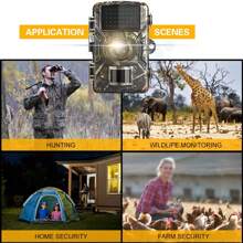 16mp 1080p Outdoor Wildlife Hunting Trail Camera With Infrared Night Vision And Motion Detection Waterproof