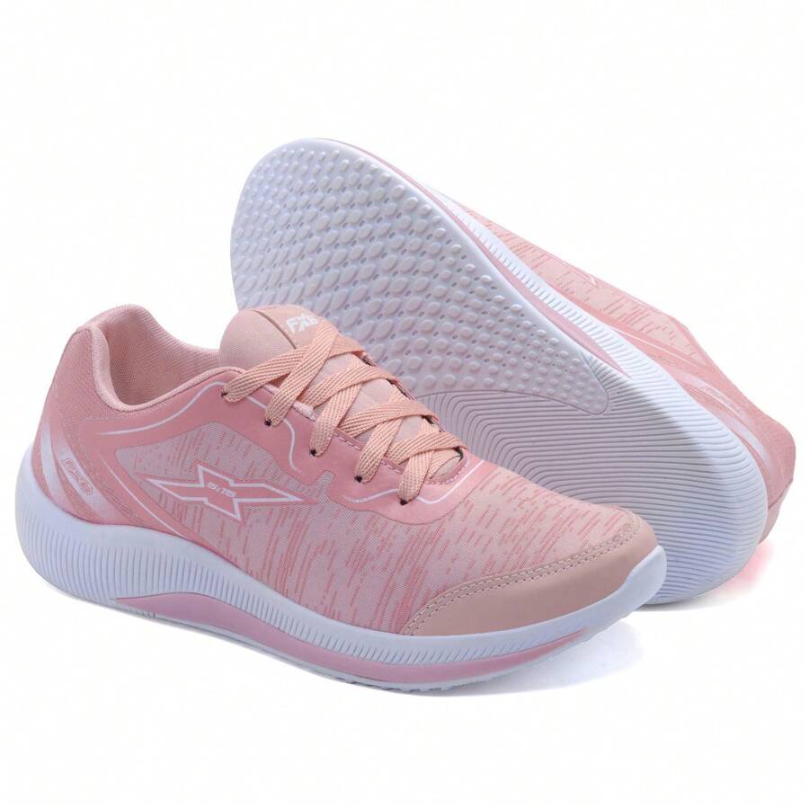 Women Wedge Sneakers - 乾枯玫瑰色 - 查看 1