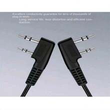 Single Wire Earhook Earphone With Microphone Compatible With Baofeng Bf-888s Uv-5r H-777 Rt22 Arcshell Ar-5 Walkie-talkies - Black - View 7