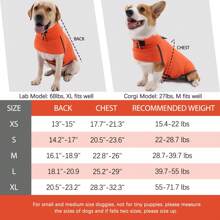 Extra Warm Dog Sweater for Cold Weather, Fleece Dog Coat, Dog Jacket with Turtle Neck, Soft Dog Vest, Snow Coat for Dogs, Dog Pullover, Dog Winter Clothes for Small Medium Dogs, Orange - trái cam - Xem 5