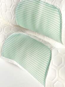 New Spa Massage Function Pillow Pillow Core 1pc - white+green - View 6
