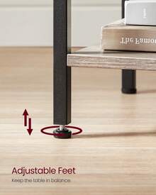 Nightstand With Drawer, End Table, Bed Side Table, Small Table, Tall Night Stand With Fabric Storage And Shelf For Bedroom, Dorm, Easy Assembly - 坯布和黑色 - 查看 6