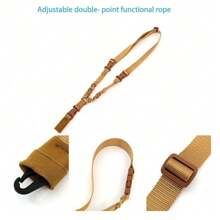 1pc Outdoor Multi-Functional Equipment Universal Nylon Strap Quick Release Shoulder Strap Hanging Rope Single/Dual Point Sling