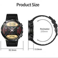 LIGE LIGE HD Screen Smart Watch Women IP68 Waterproof Bracelet Voice Call Alarm Clock Event Reminder Smart Watch Men
